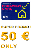 BBC and Sky freesat card
