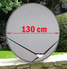 parabole 130 cm Nilesat